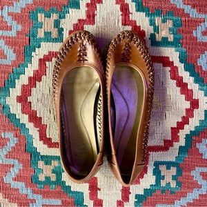 NaturalSoul Flats Braided Leather